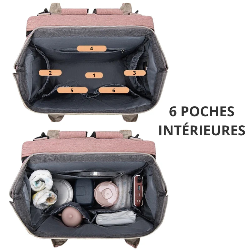 Sac à Langer avec Lit Nomade intégré