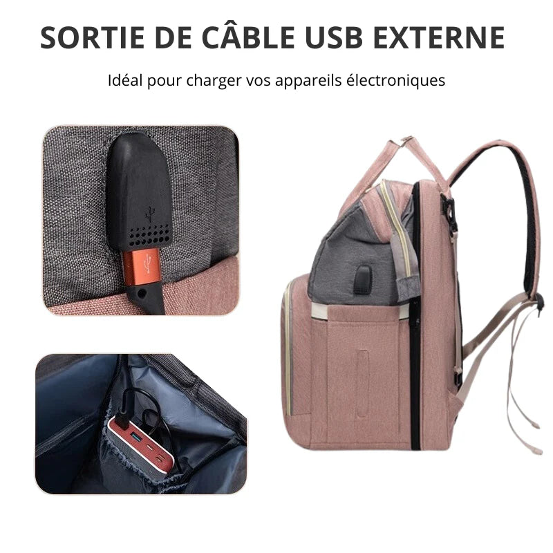 Sac à Langer avec Lit Nomade intégré