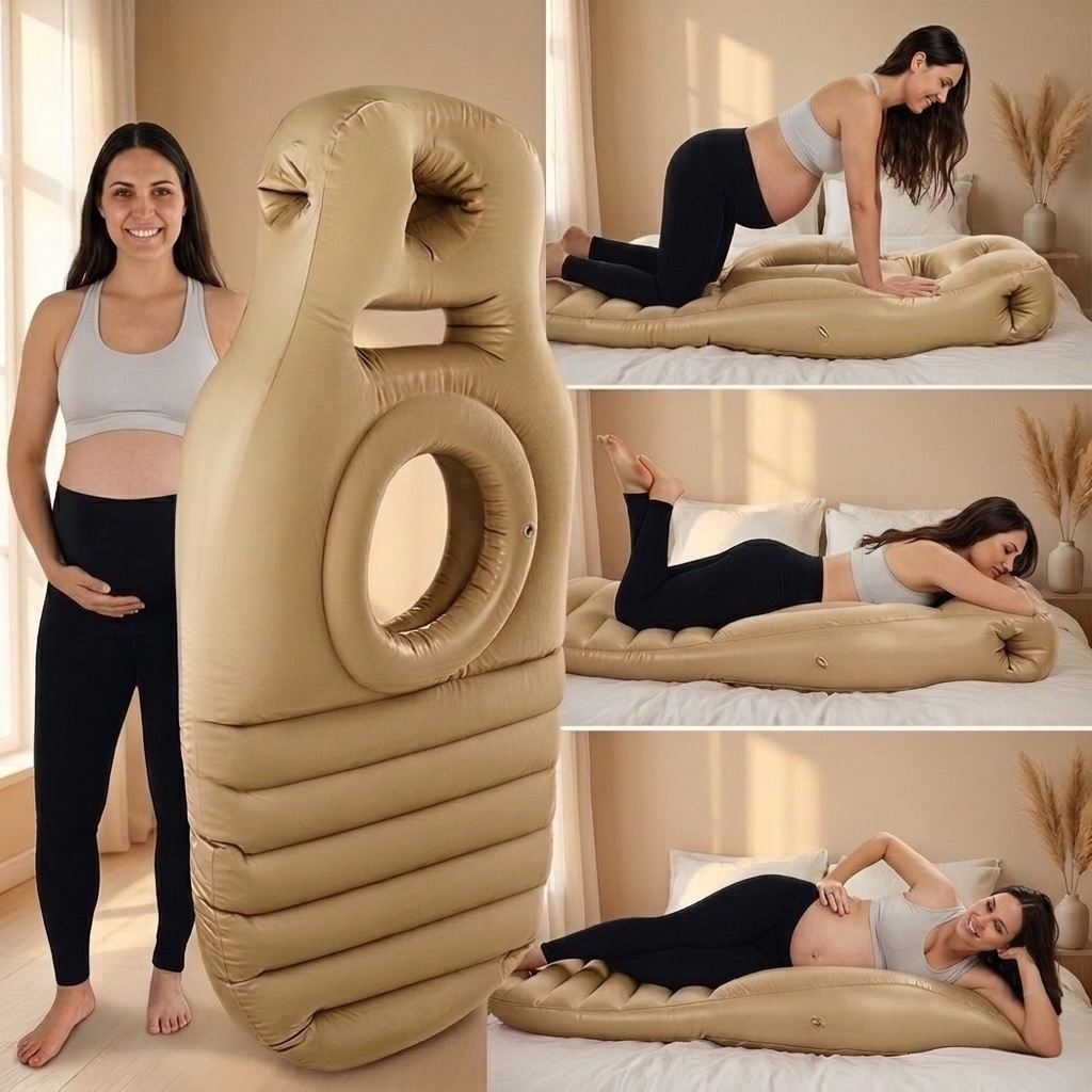Matelas de Grossesse COZY™ — Dors sur le ventre sans comprimer bébé, dès cette nuit