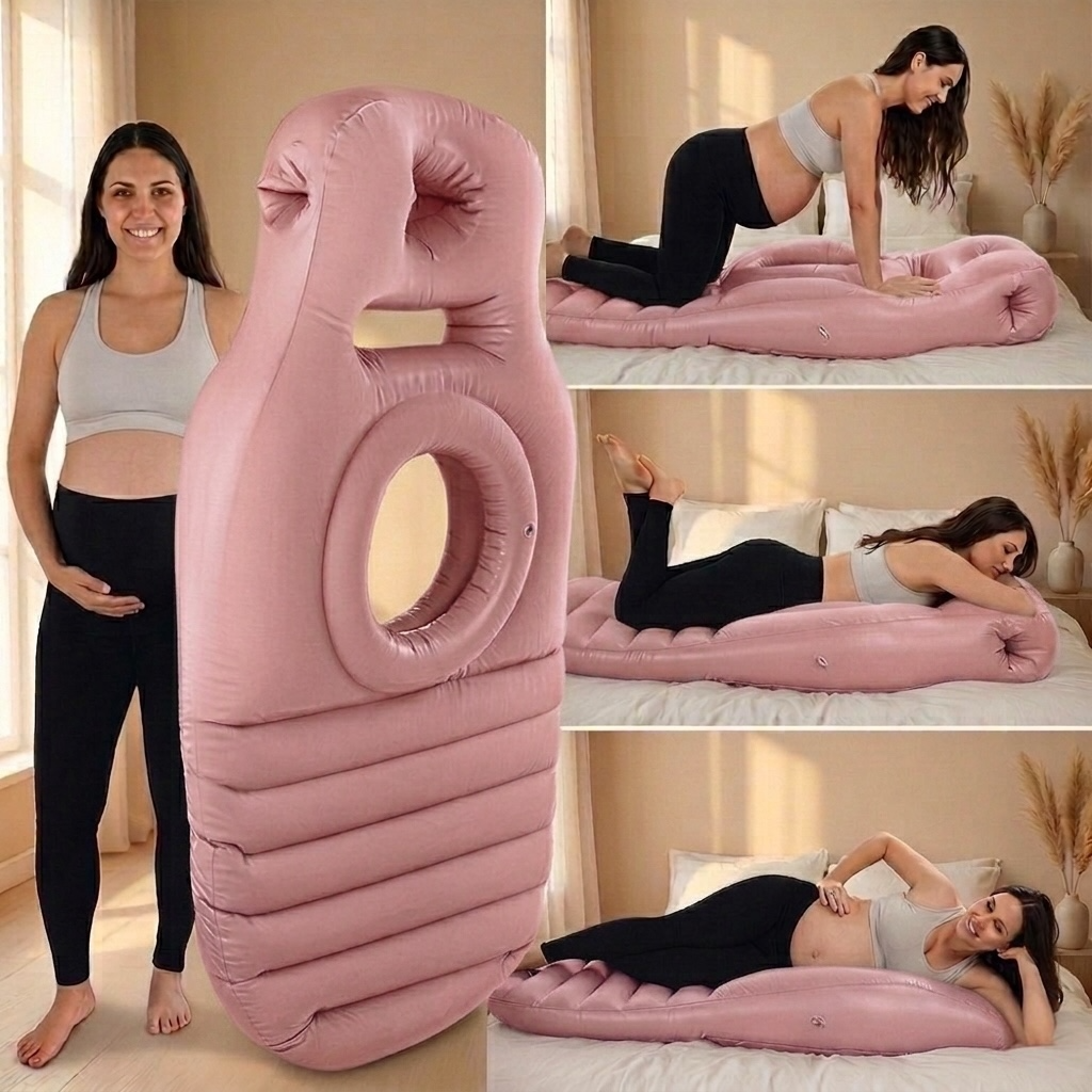 Matelas de Grossesse COZY™ — Dors sur le ventre sans comprimer bébé, dès cette nuit