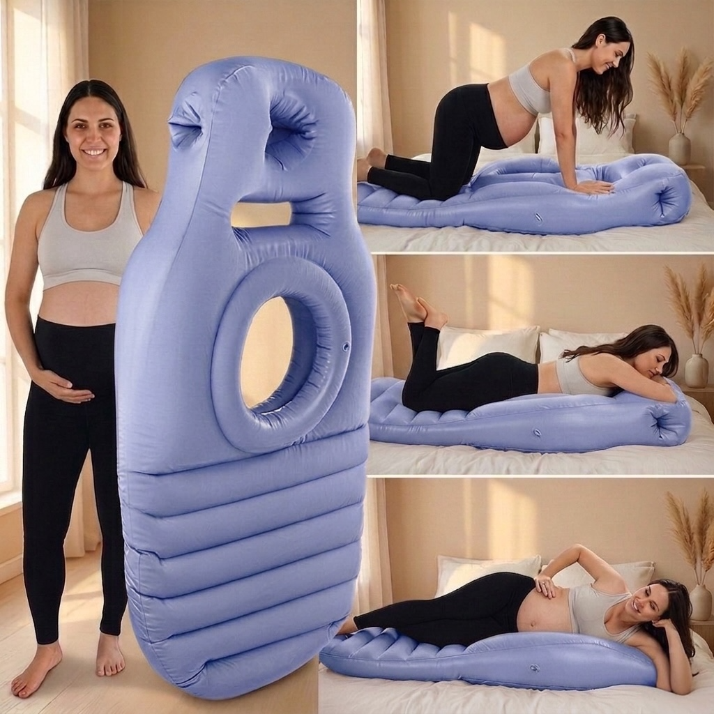 Matelas de Grossesse COZY™ — Dors sur le ventre sans comprimer bébé, dès cette nuit