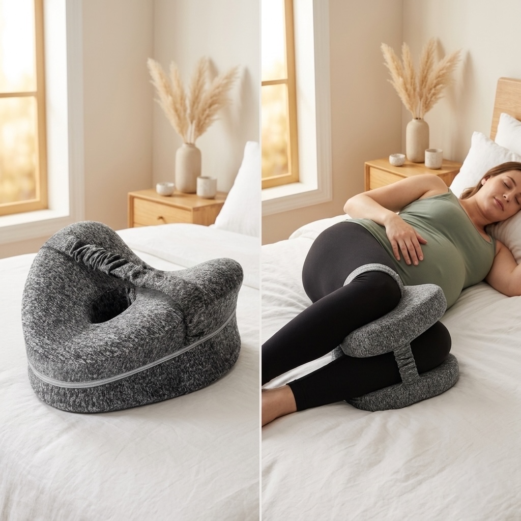 Coussin Séparateur de Jambes MAMOONE™ — Soulage les hanches et les genoux pour enfin dormir sur le côté